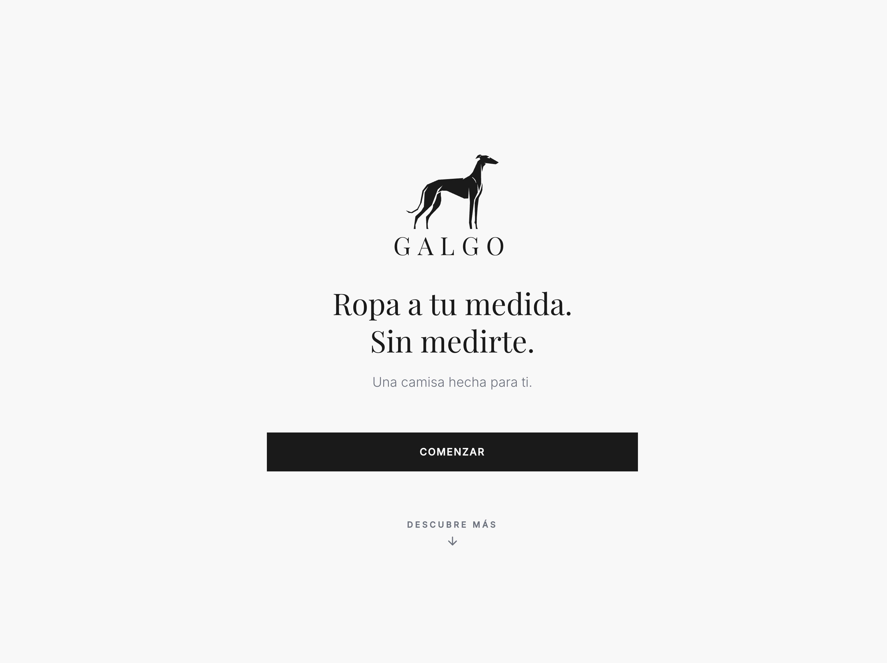 Vista del proyecto Galgo